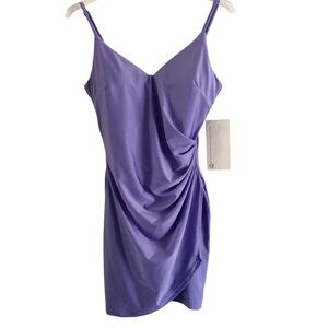 Cefian Purple Sleeveless Event Mini Dress Medium Homecoming